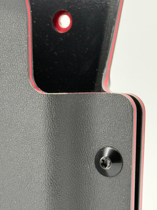 Kobura Competition Holster Black & Red. G10 inlay (Diamonds)