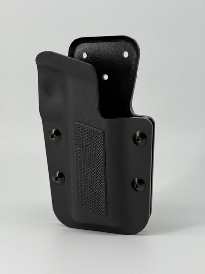 Kobura Competition Holster Black & Black. G10 inlay (Checkering)