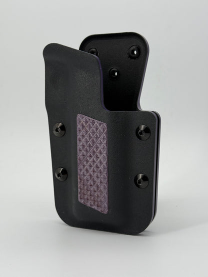 Kobura Genesis - Black & Purple - G10 inlay (Diamonds)