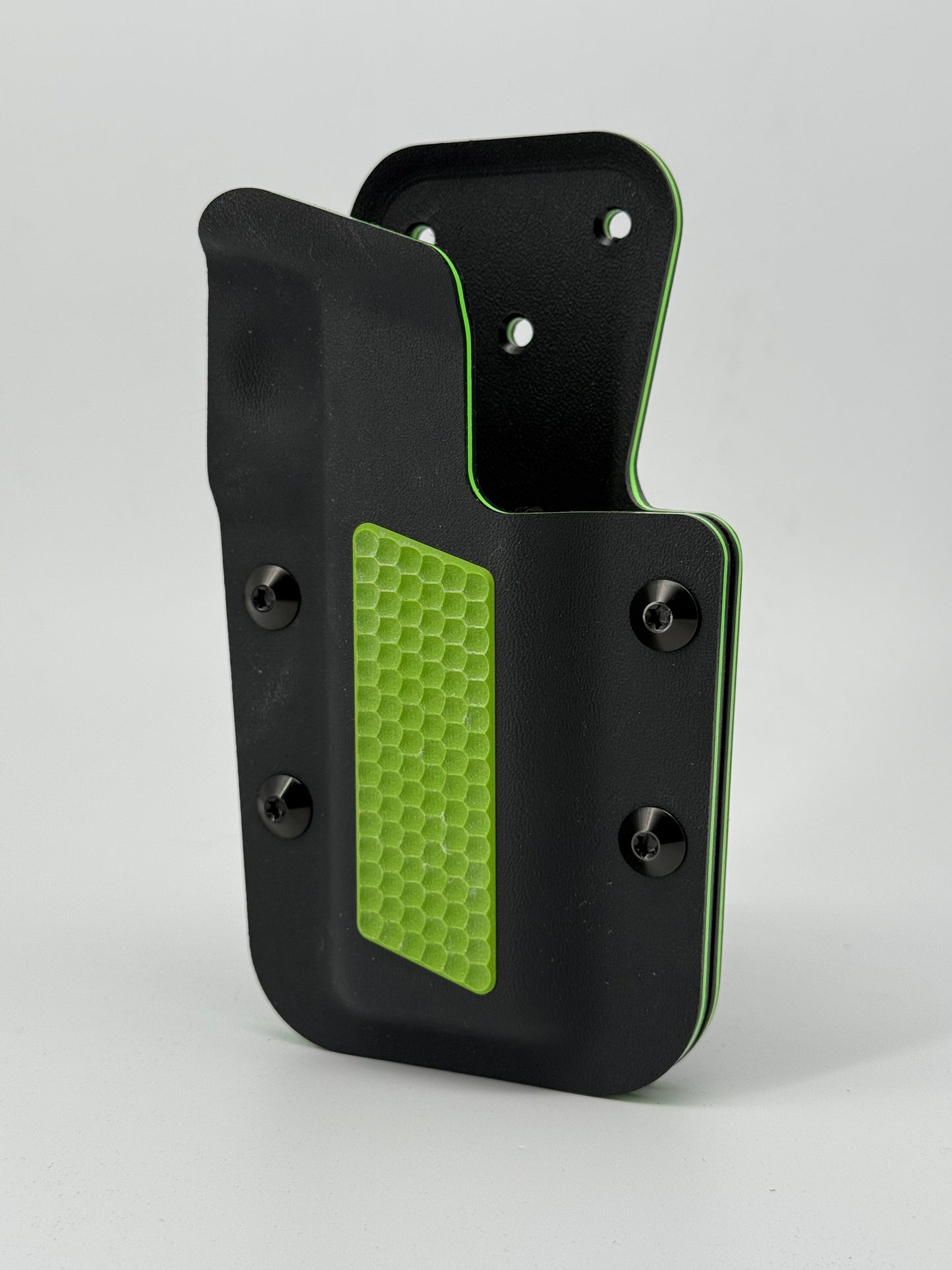 Kobura Competition Holster Black & Green. G10 inlay (Grips)