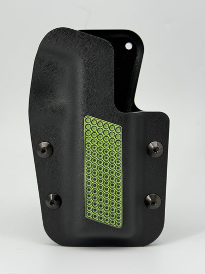 Kobura Competition Holster Black & Green. G10 inlay (Grips)